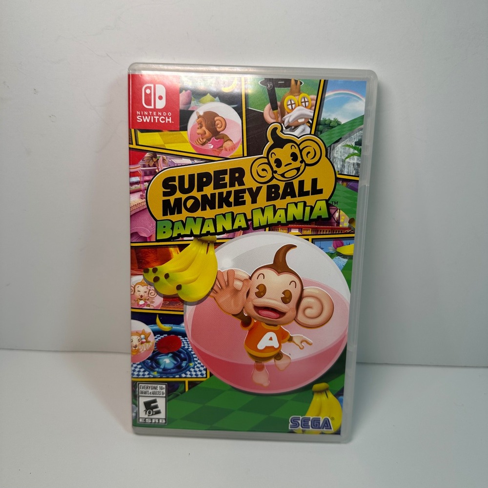 Super Monkey Ball Banana Mania Nintendo‎ Switch SEGA Video Game HAC-P-AYN6B